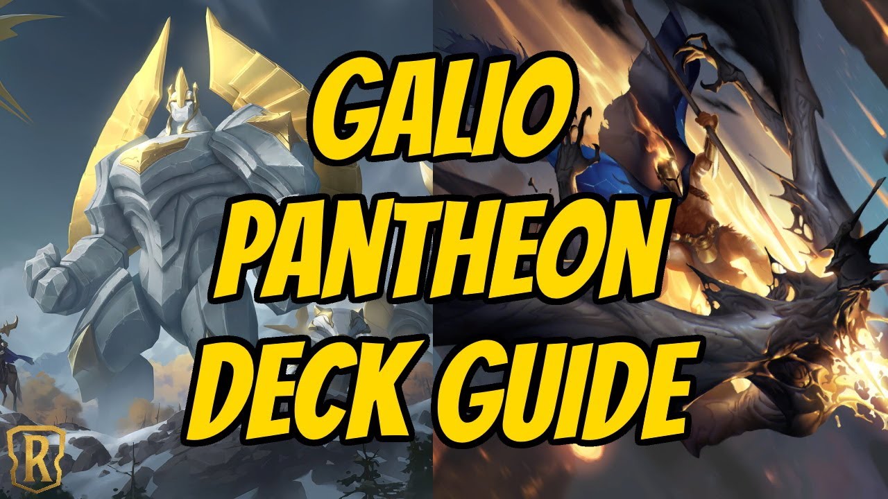 Galio the BEST new champ in Runeterra?! | Galio Pantheon deck guide | Legends of Runeterra