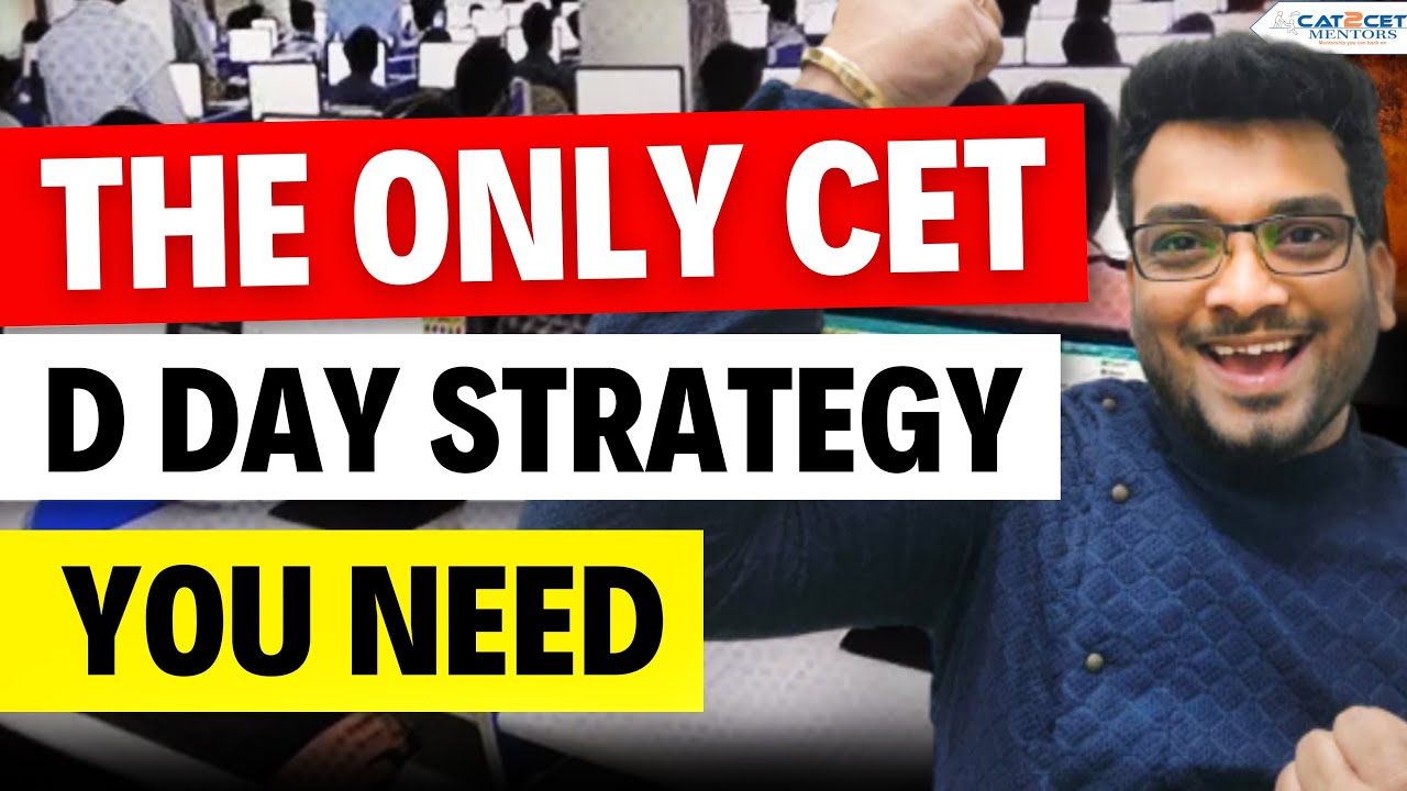 MBA CET D Day Strategy | Target 150 Marks