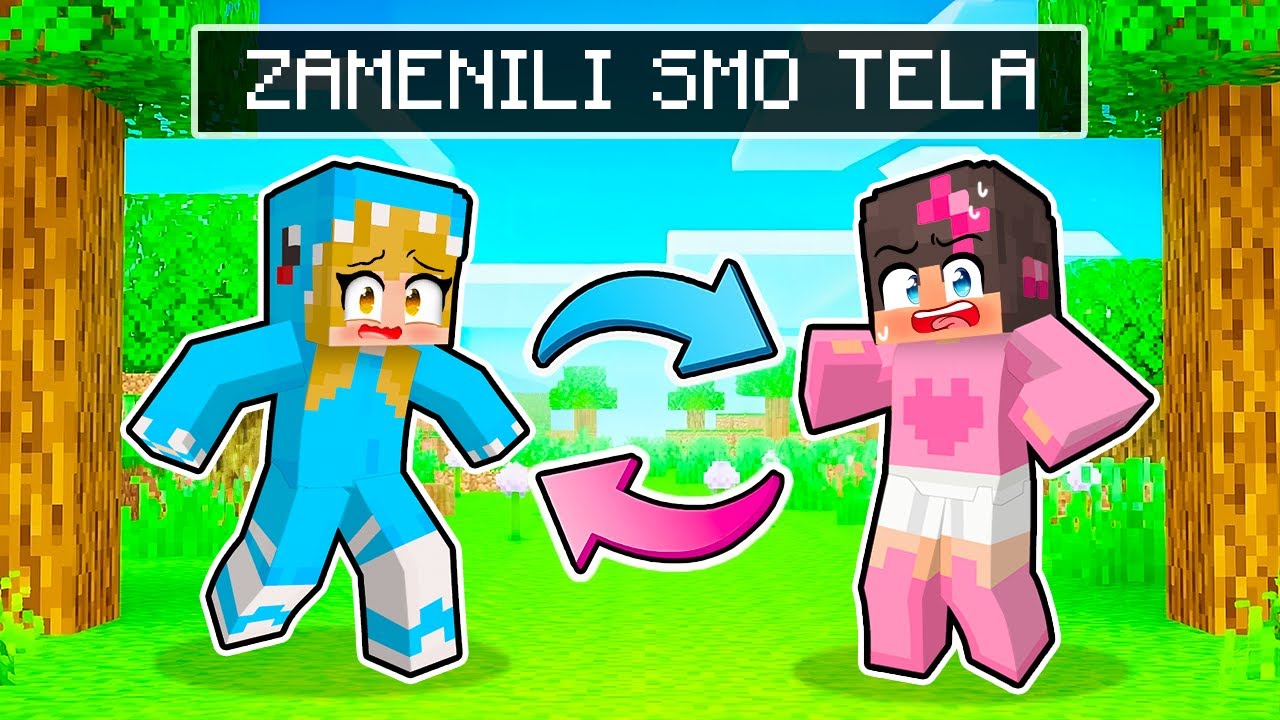 ZAMENILA SAM TELO SA NAJBOLJIM DRUGOM U MINECRAFTU!
