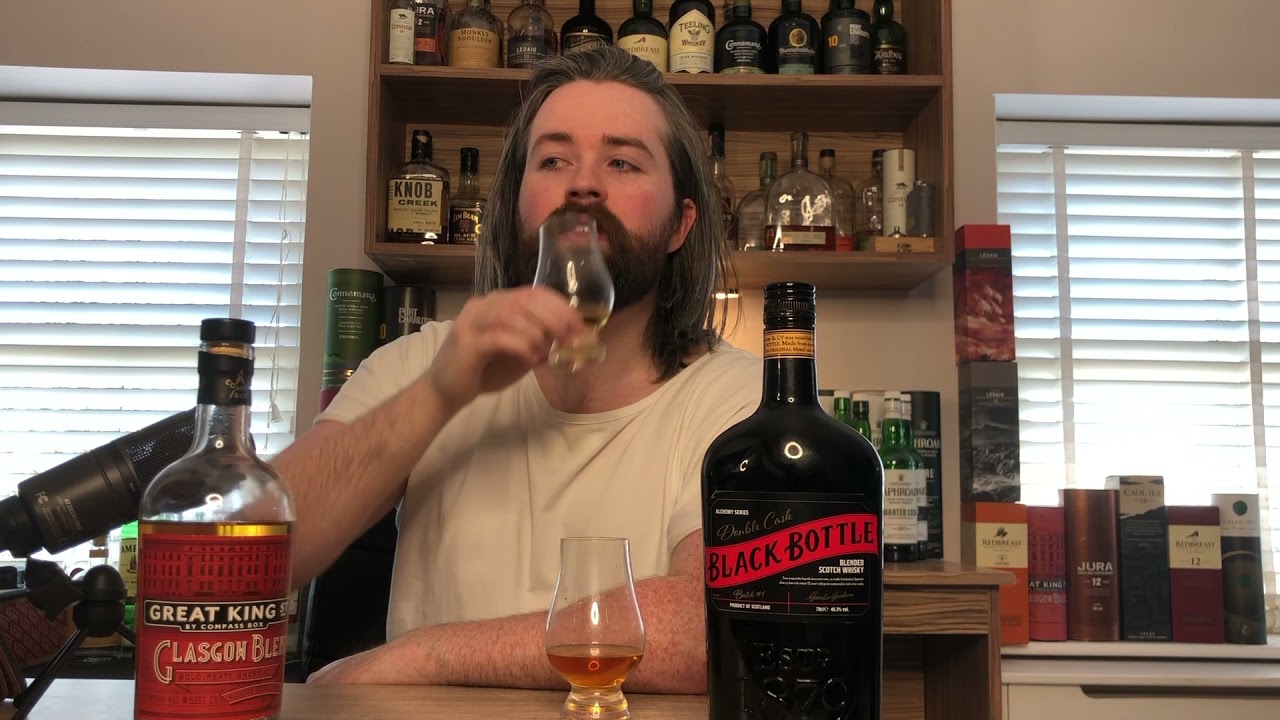 COMPASS BOX Glasgow Blend vs BLACK BOTTLE Double Cask!!  -  Battle of the sherry blends