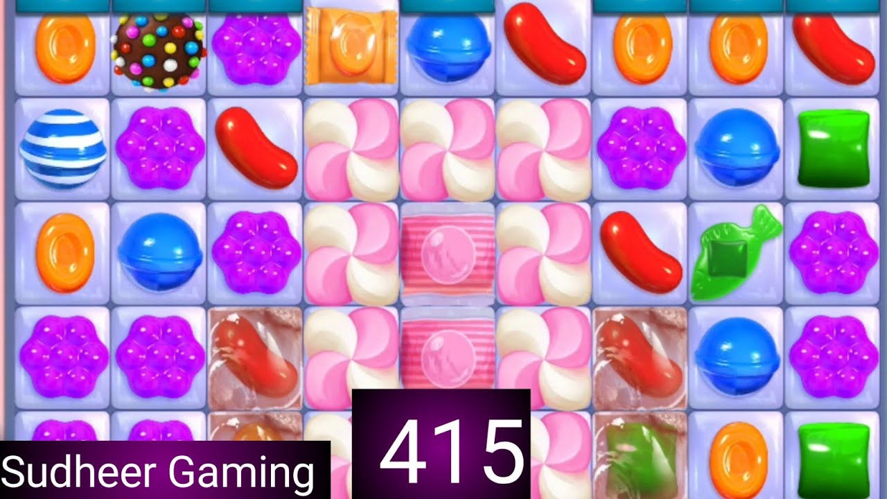 Candy crush saga level 415 । How to complete Candy crush level 415 । #candycrush #candy #games