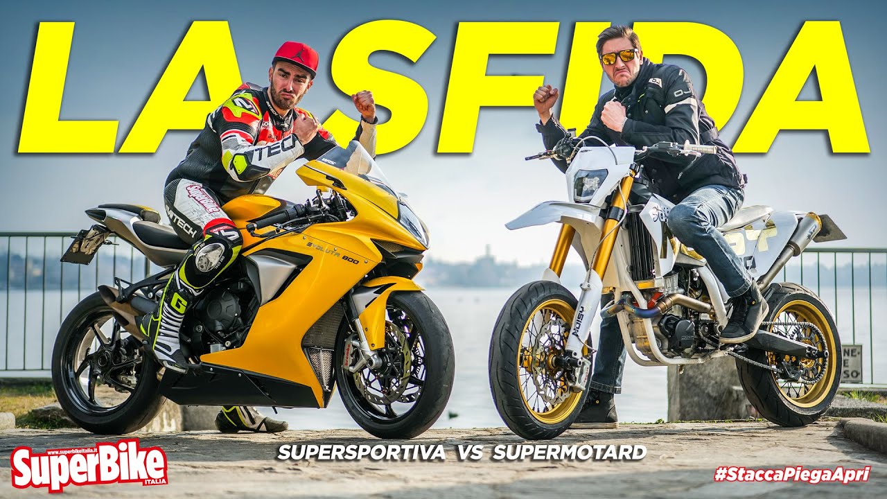 SPORTIVA vs MOTARD ⚔️ La sfida definitiva! Con @Noisy19 e le sue creazioni