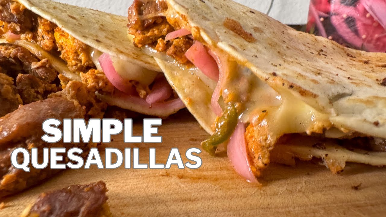 Late night Quesadillas on the Blackstone Griddle