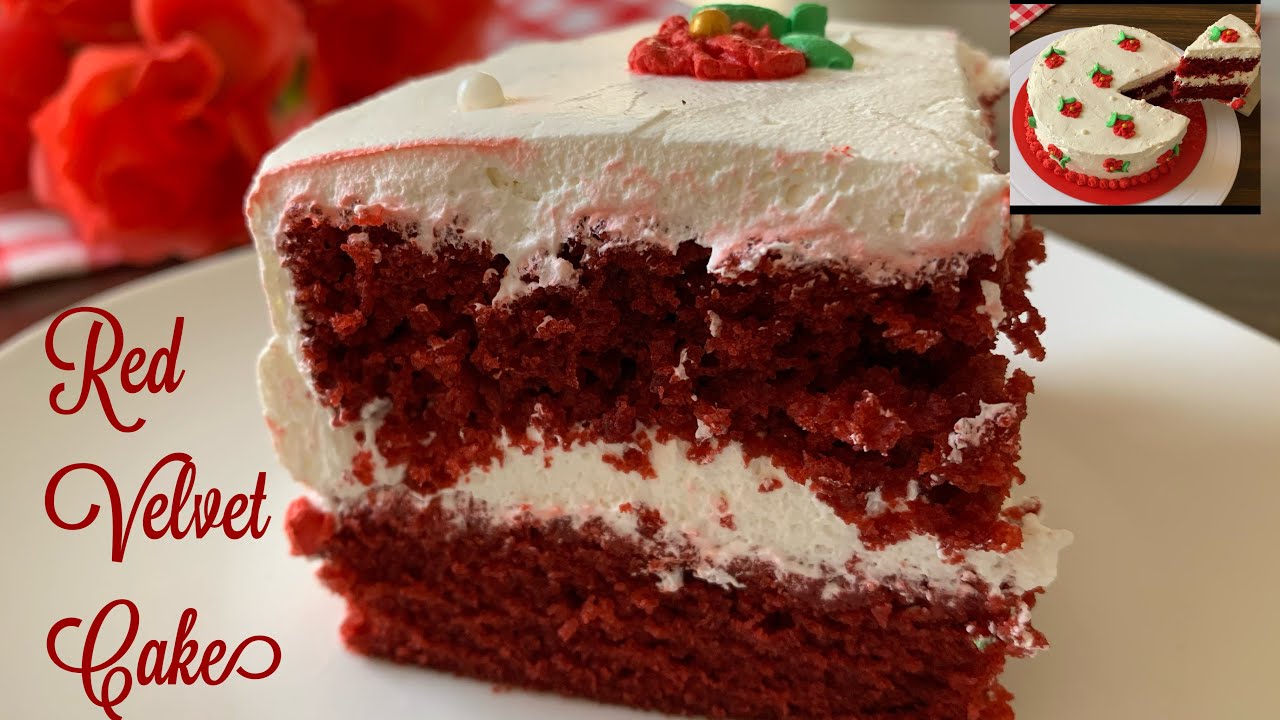 red velvet cake recipe | how to make eggless red velvet cake without oven |anniversary cake |