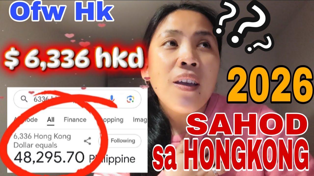 2026 SAHOD SA HONGKONG, MAGKANO NA  NGA BA?//MINIMUM WAGE IN HONGKONG YEAR 2026,NEW UPDATE #ofwhk