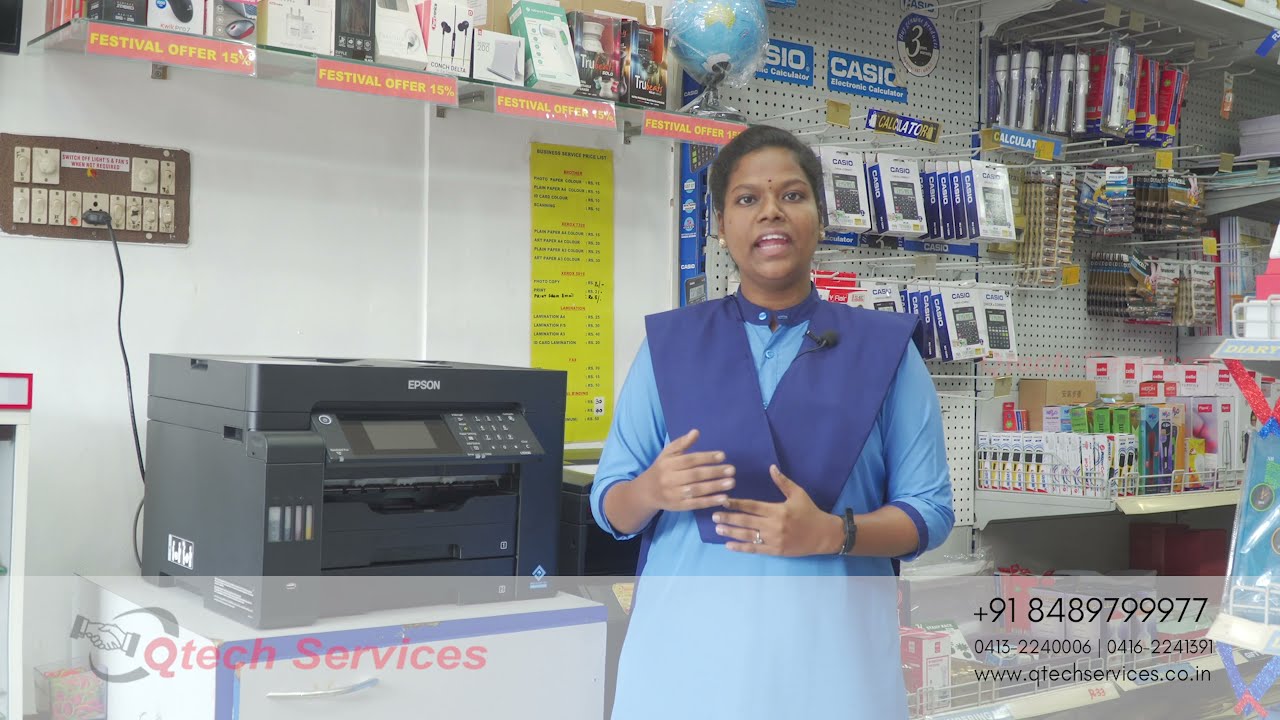 Epson EcoTank L15150 printer A3 Size Machine/ Print, Copy, Scan with Automatic Duplex - Tamil