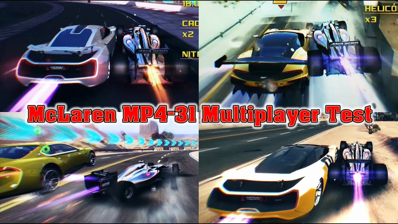 Asphalt 8 - McLaren MP4-31 Multiplayer Test (PRO)