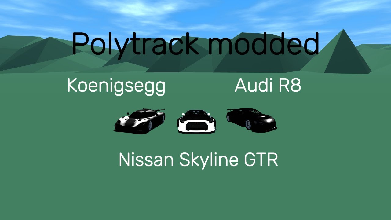 New cars in Polytrack!!! (Polytrack modded)