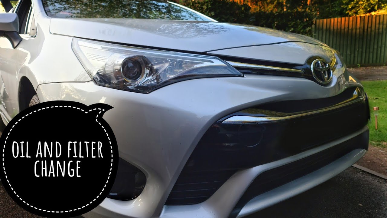 How to change the oil and filter Toyota Avensis 1.6 D4D | schimbare ulei si filtru toyota avensis