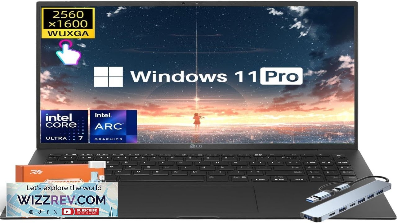 LG Gram 17 Business Touchscreen Laptop 17" 2.5K WQXGA Display Copilot+ PC