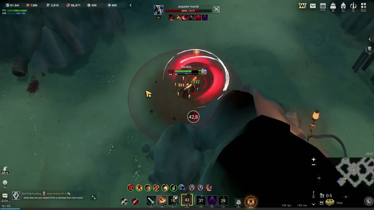 S1 Noob Solo PVP!! warborne above ashes #warborneaboveashes
