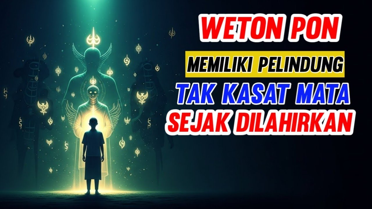 TERUNGKAP! WETON PON TERNYATA MEMILIKI PELINDUNG TAK KASAT MATA SEJAK LAHIR! - MAKNA WETON