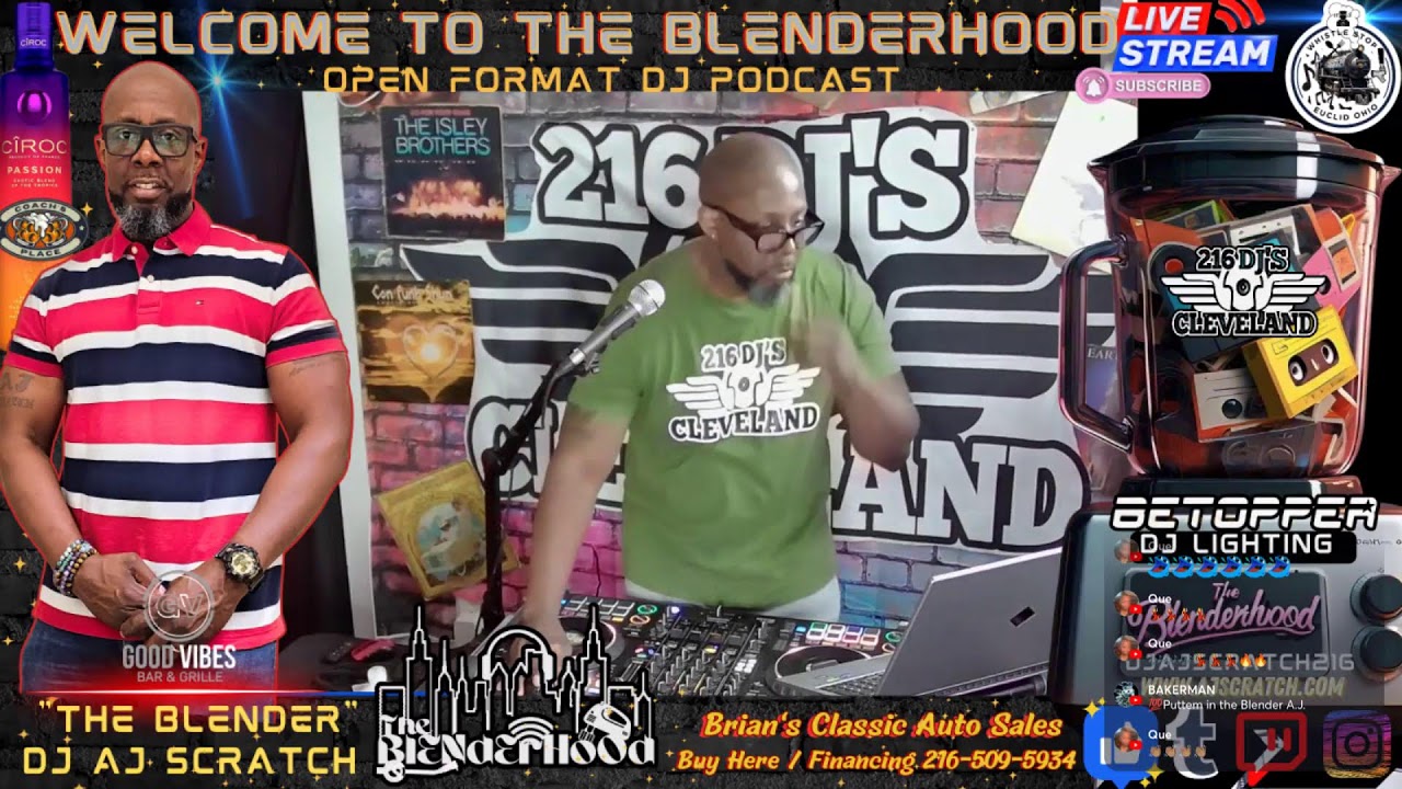 DJ AJ SCRATCH / DJ SCRATCHMASTER LOLO - THE BLENDERHOOD - 9/23/25