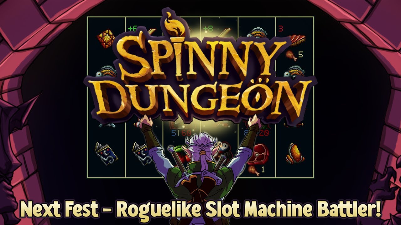 Spinny Dungeon - Next Fest Slot Machine Roguelike Battler