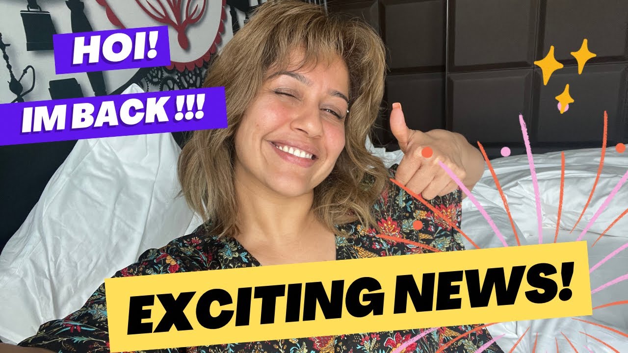 I’m back !Exciting News!!!|RanjiniHaridas vlogs