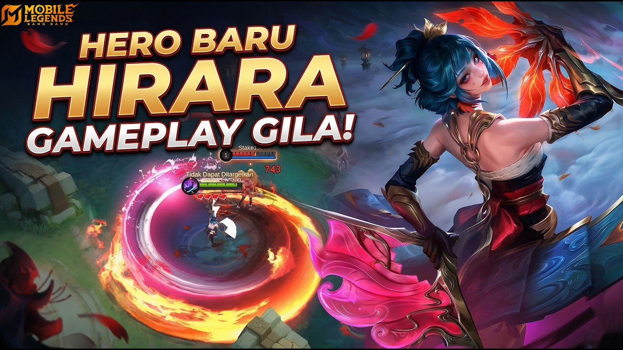 New Hero Hirara (Assassin) Gameplay Skill Effect! - Hero 133 Mobile Legends