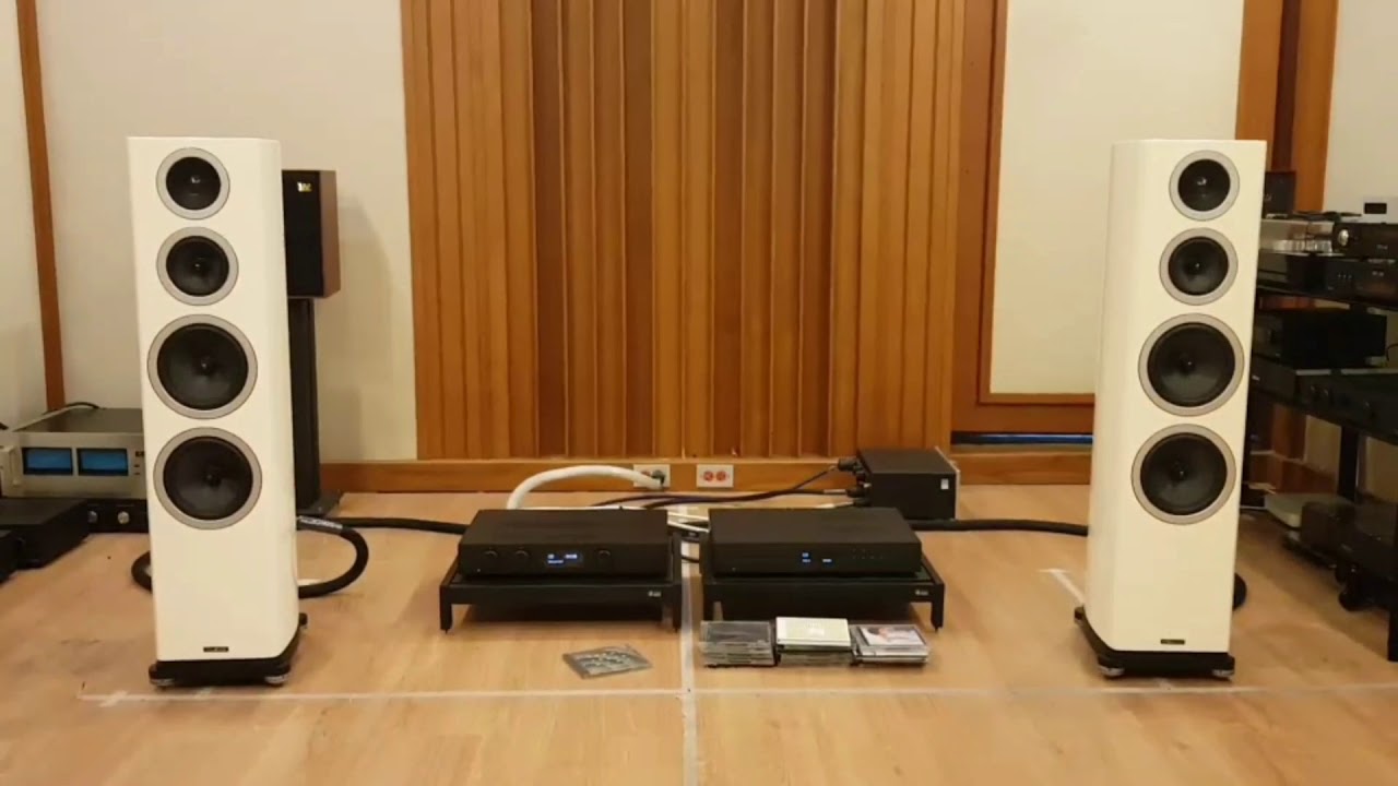 Audiolab 8300A + Wharfedale REVA-4