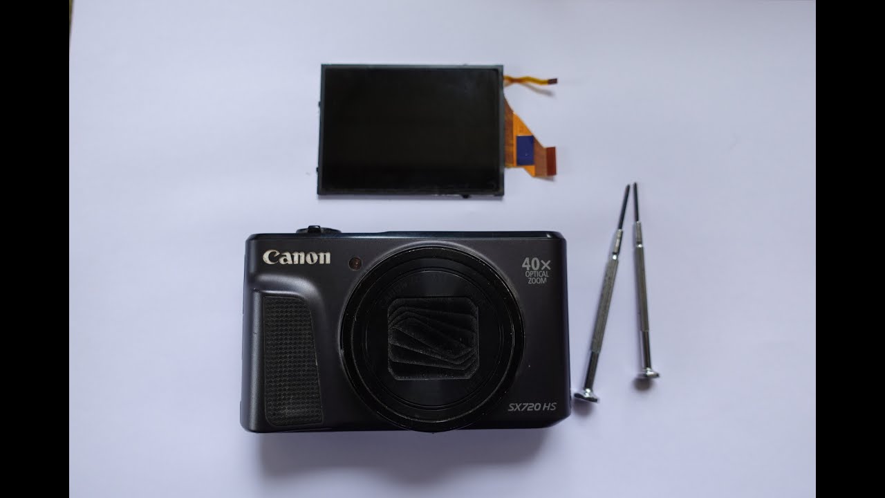Replacing camera screen Canon SX720