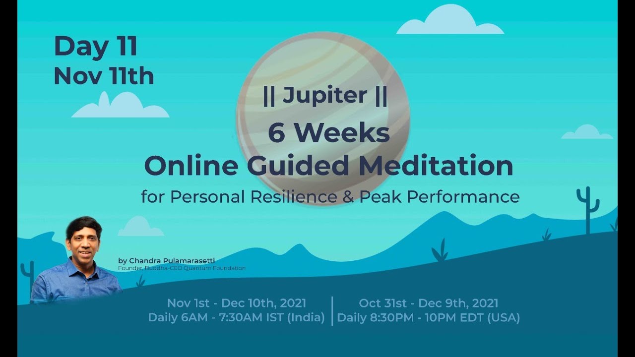 JUPITER | Day-11 | 6 Week Online Guided Meditation | PMC English