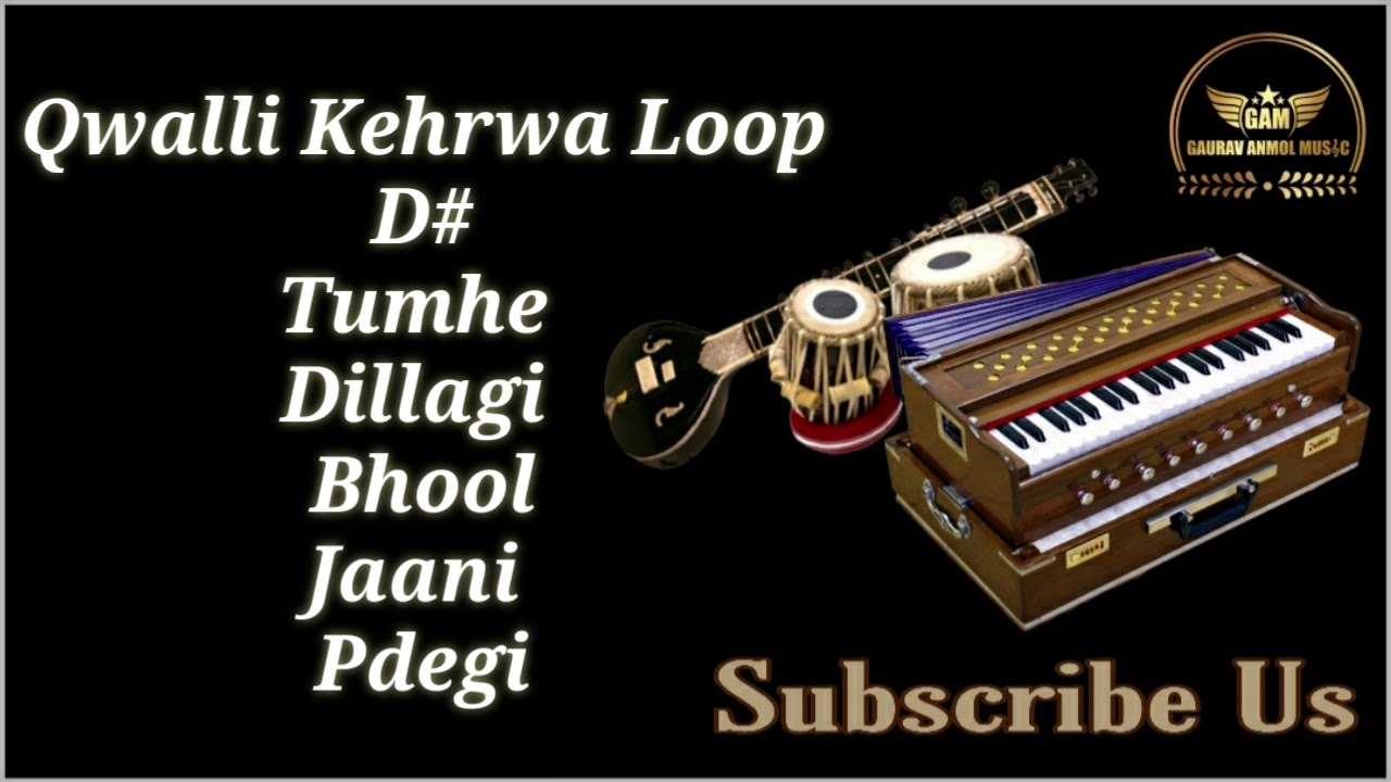 Qwalli Kehrwa Loop D# Tumhe Dillagi Bhool Jaani Pdegi || NFAK Qwallies Rythem Loop For Prectice