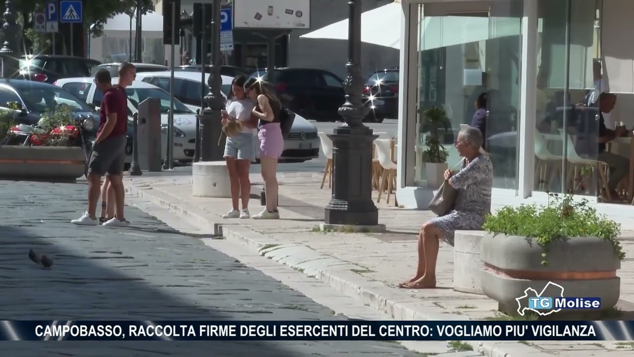 Campobasso, raccolta firme degli esercenti del centro: vogliamo più vigilanza