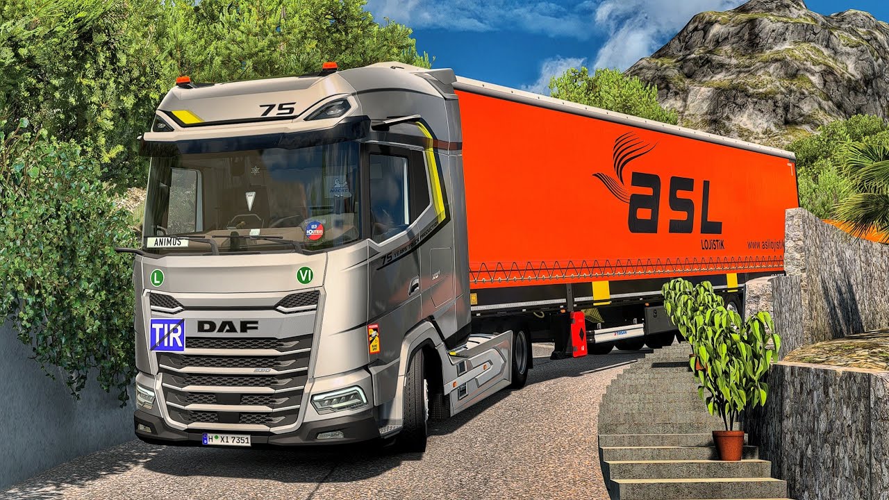 Scenic Narrow Mountain Roads Through Croatia | #ets2 1.54