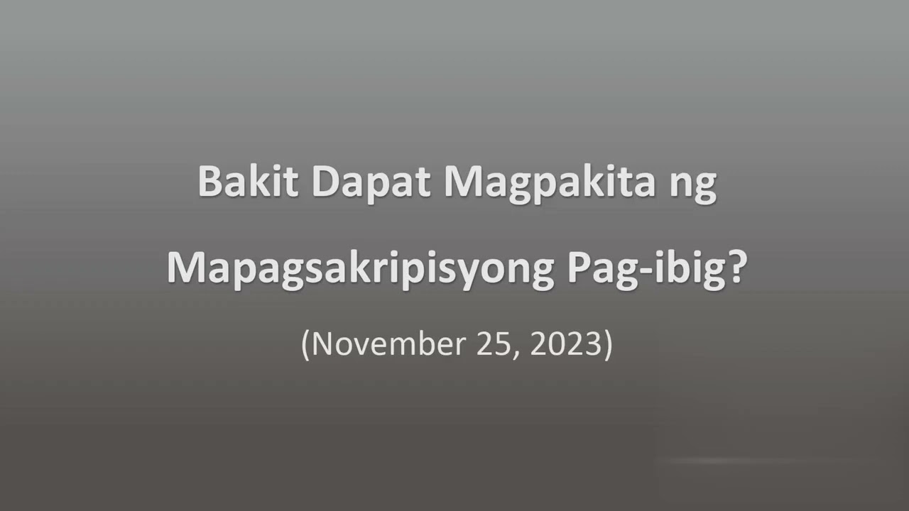 Bakit Dapat Magpakita ng Mapagsakripisyong Pag-ibig? (November 25,2023) #jehovahswitnesses #youtube