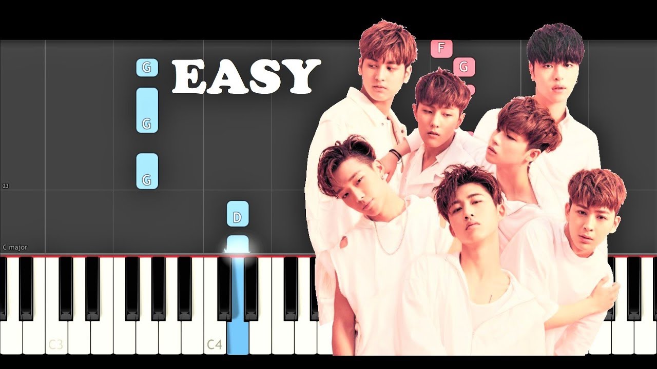 IKON - Killing Me (EASY Piano Tutorial)
