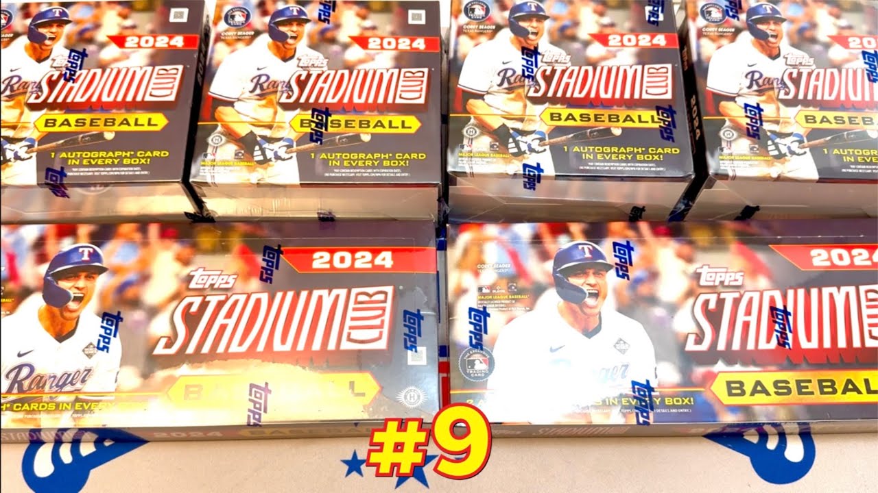 $900 OF STADIUM CLUB BASEBALL CARDS!  Top 10 Countdown
