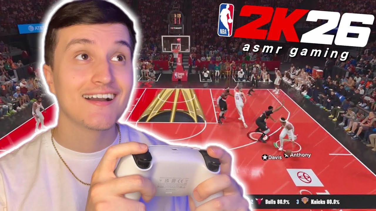 ASMR Gaming | My Return To NBA2K26 (w/ controller sounds)