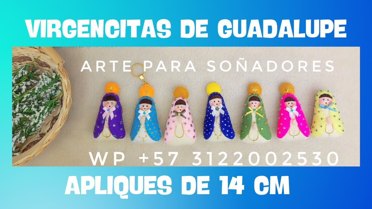COMO HACER UNA VIRGEN DE GUADALUPE EN FIELTRO./Arte para soñadores .
