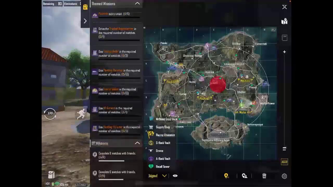 PUBG mobile new update 4.3 livik game play