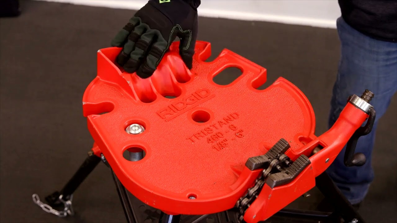 RIDGID 460-6 & 460-12 Portable Tri-Stands Vices ⛓️