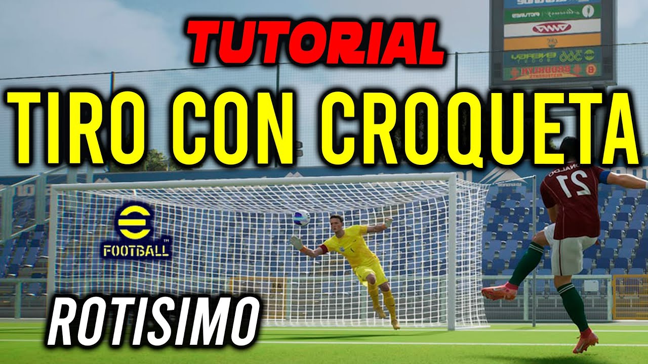Tutorial de TIRO CON CROQUETA || está ROTÍSIMO!! || Efootball 2024 #efootball2024