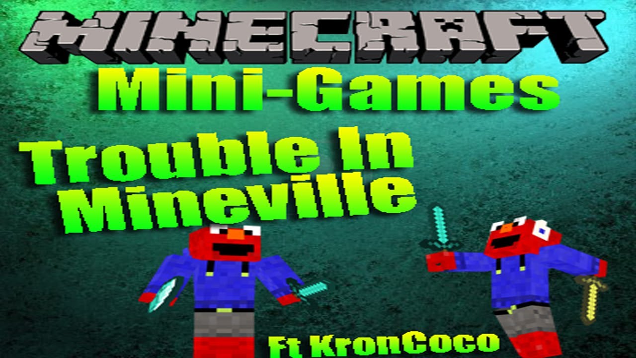 Minecraft Mini-Games: Trouble In Mineville - Split Screen (Ft Kron Coco)