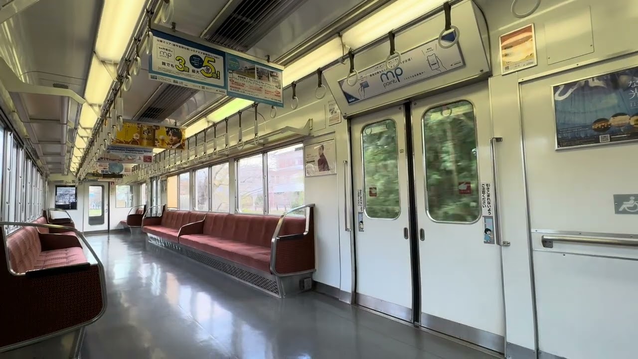 南海2000系走行音(2035F・多奈川行き)みさき公園駅〜多奈川駅往復
