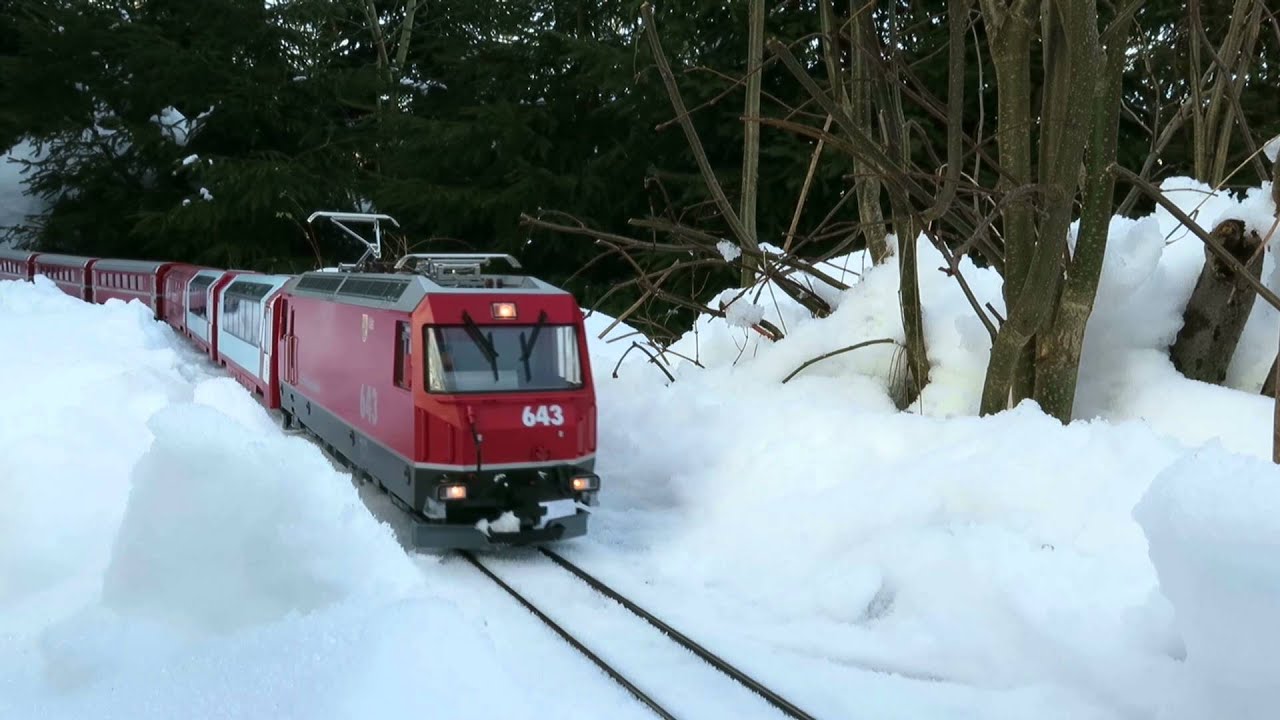 Meine Gartenbahn - Winter 2015 - 2016