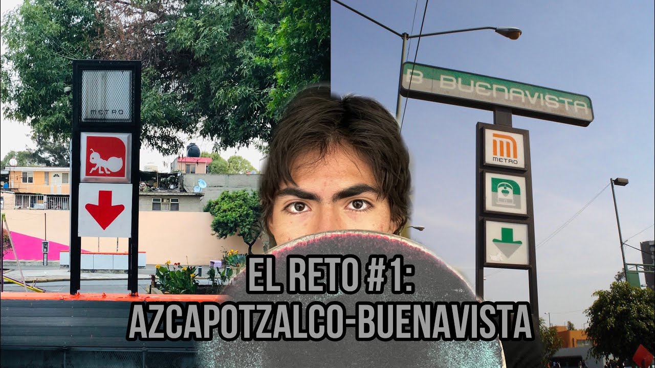 RETO EN PATINETA #1 🛹 | PATINÉ de METRO AZCAPOTZALCO 🐜 HASTA EL METRO BUENAVISTA 🚊 