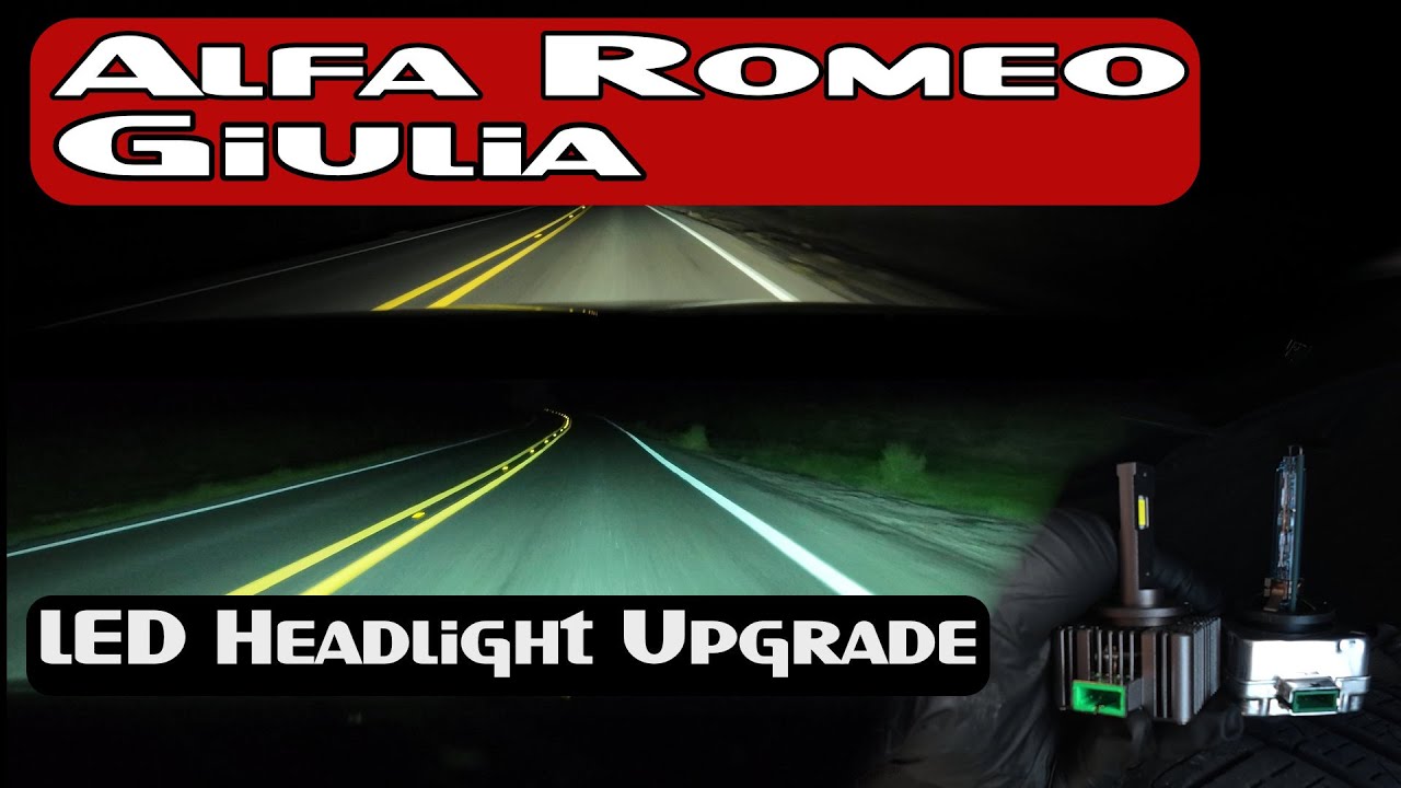Alfa Romeo Giulia LED Headlight Buld Upgrad - Club Alfa