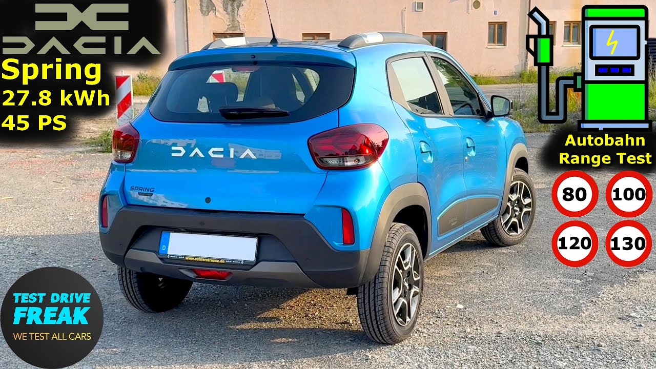 2023 Dacia Spring Electric 45 PS  TEST DRIVE ⚡ Acceleration + Topspeed + EV Consumption + Range