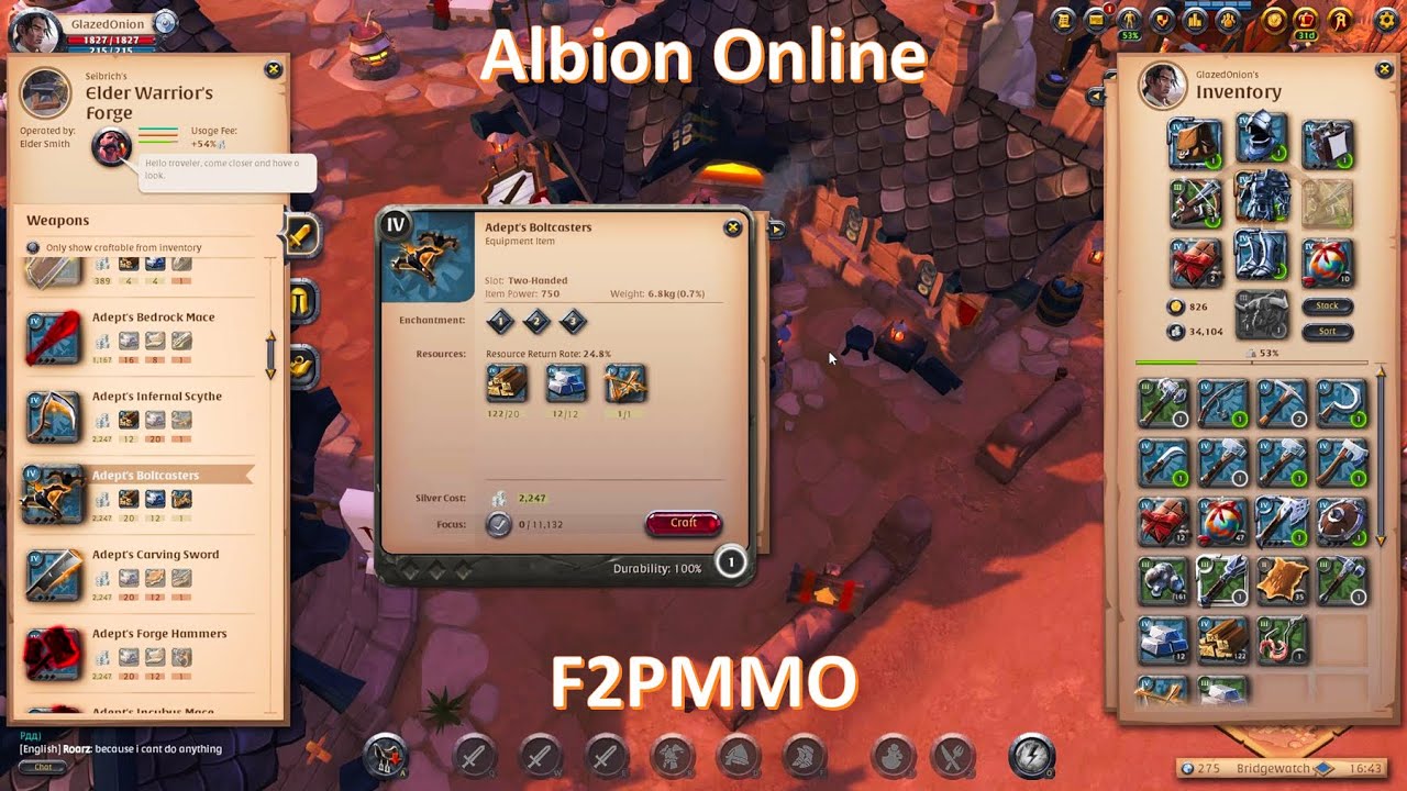 Albion Online - Machine Gun Crossbows: Dual Wield Crossbow (Bolt Casters) | F2PMMO