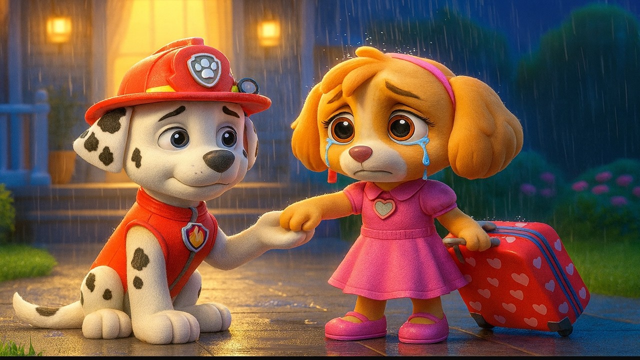 ¡SKYE se muda! MARSHALL está muy triste. - PAw PatRol en Español