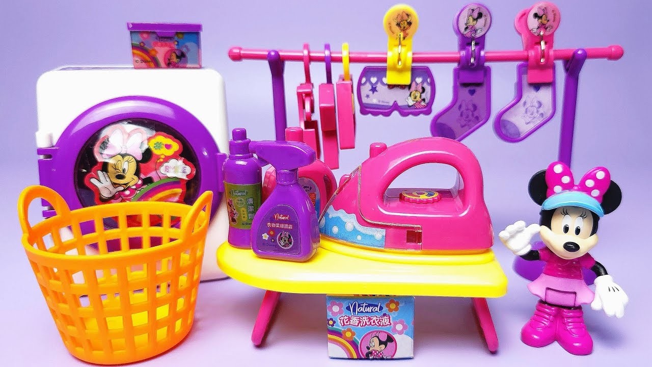 Disney Minnie Mouse Laundry Set Satisfying with Unboxing Compilation Toys ASMR