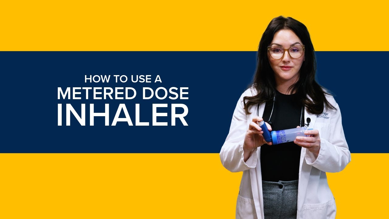 How to Use an Inhaler - Metered Dose Inhaler (MDI) and Spacer Explained | UC Davis Health