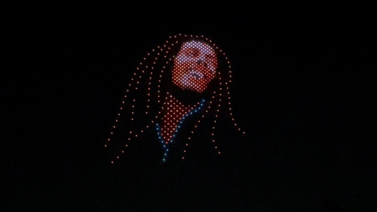 July One Love Bob Marley International Reggae Day Drone Show