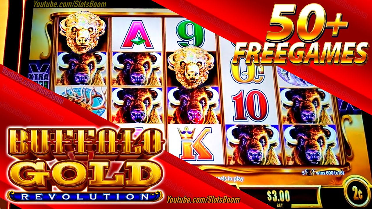 BONUS!!! BUFFALO GOLD REVOLUTION - ARISTOCRAT SLOTS in CASINO