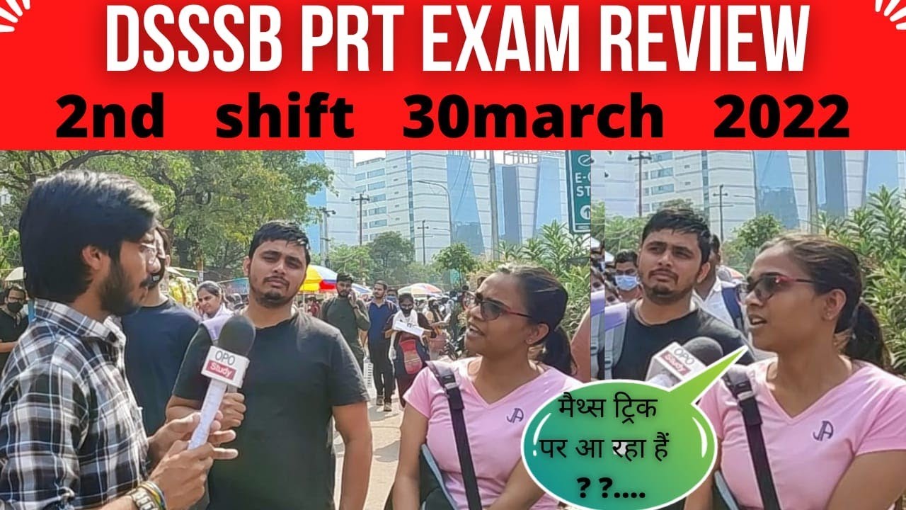 DSSSB PRT Exam Review (30March, Shift 2) | DSSSB Answer Key 2022 | DSSSB PRT Paper Analysis | today
