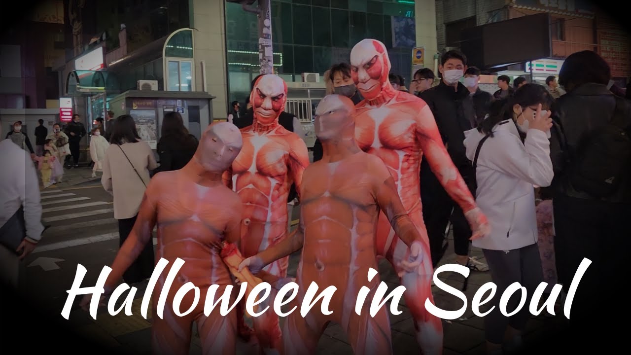 [4K] 2022 Halloween in Itaewon, Seoul South Korea
