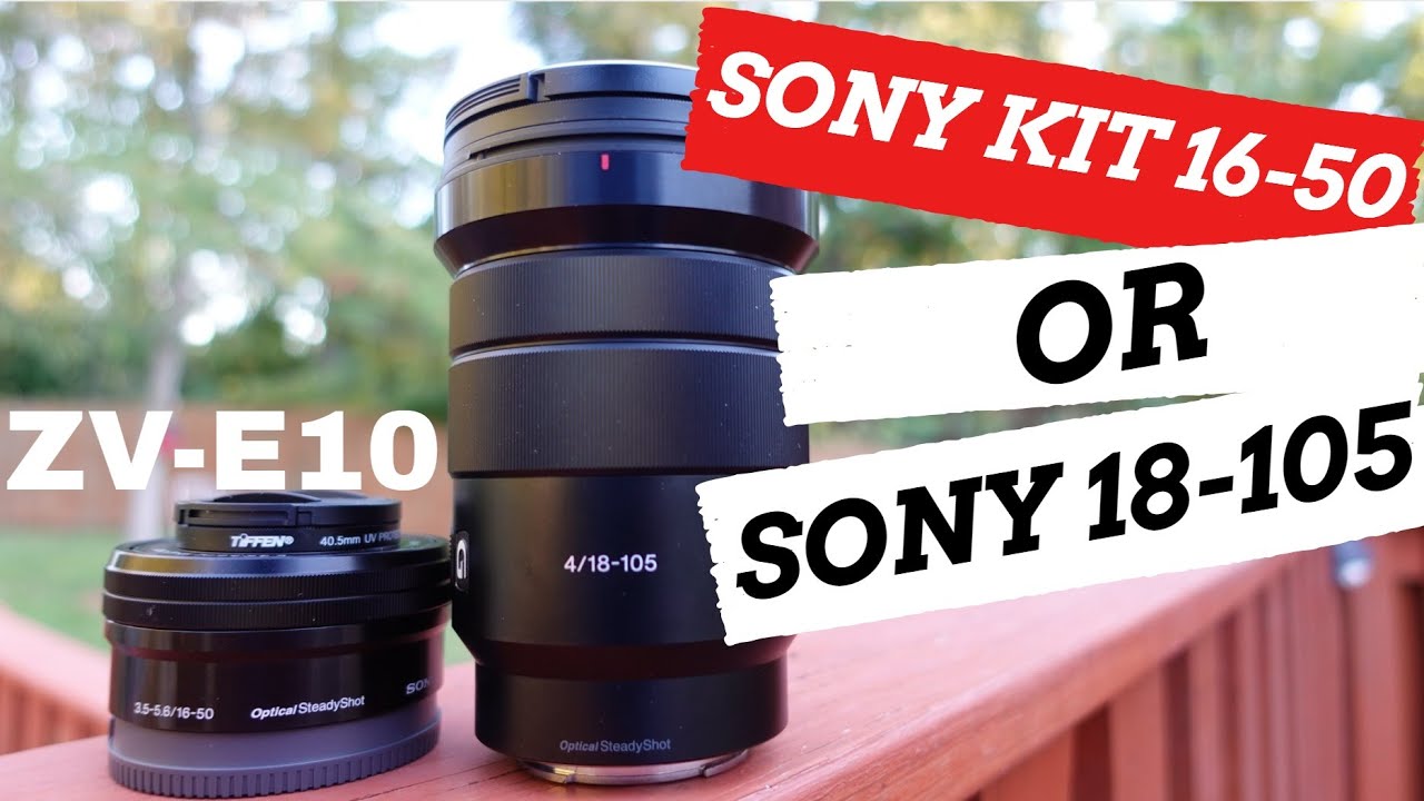 Sony ZV-E10, Kit lens , Sony 18-105 lens, rolling shutter and stabilization test, 4K  and 1080P.