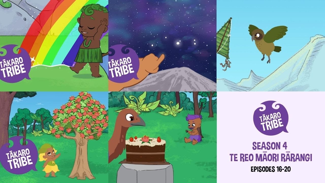 16-20 Rārangi | Tākaro Tribe Season 4 | Te Reo Māori | Learn Te Reo Māori | Kids Cartoon